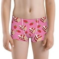 thumbnail image 5 of Yiaed Strawberry Cake Print Boys' Boxer Briefs Cotton Casual Stretch Comfort Boys Boxers - Kids Boxer Briefs Underwear for Boys (6-18)-Small, 5 of 5