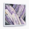 thumbnail image 1 of Geometric Purple Glacier - Modern Farmhouse Framed Canvas, 1 of 3