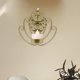thumbnail image 4 of Candelabro de pared de hierro para librerías y cafeterías. patrón de oro, 4 of 6