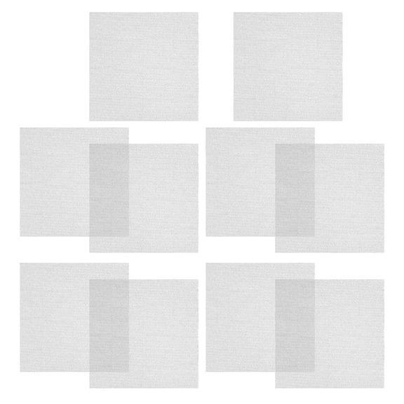 OULII 10Pcs Chair Pad Gripper Beige Anti Slip Mat for Office Chair Cushions and Floors