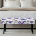 thumbnail image 3 of Jiueut Daisy Print Bench Covers, Easy to Clean Long Bench Seat Cushion Elastic Rectangle Dining Chair Protection Universal Fit for Most Chairs, 3 of 7