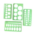 thumbnail image 1 of yuksok Geometric Drawings Templates Versatile for Mathematics Engineers Engineering 4Pcs, 1 of 9