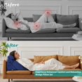 thumbnail image 4 of Juego de almohadas ortopédicas con forma de cuña Bedluxe, espuma para después de la cirugía, 4 of 6