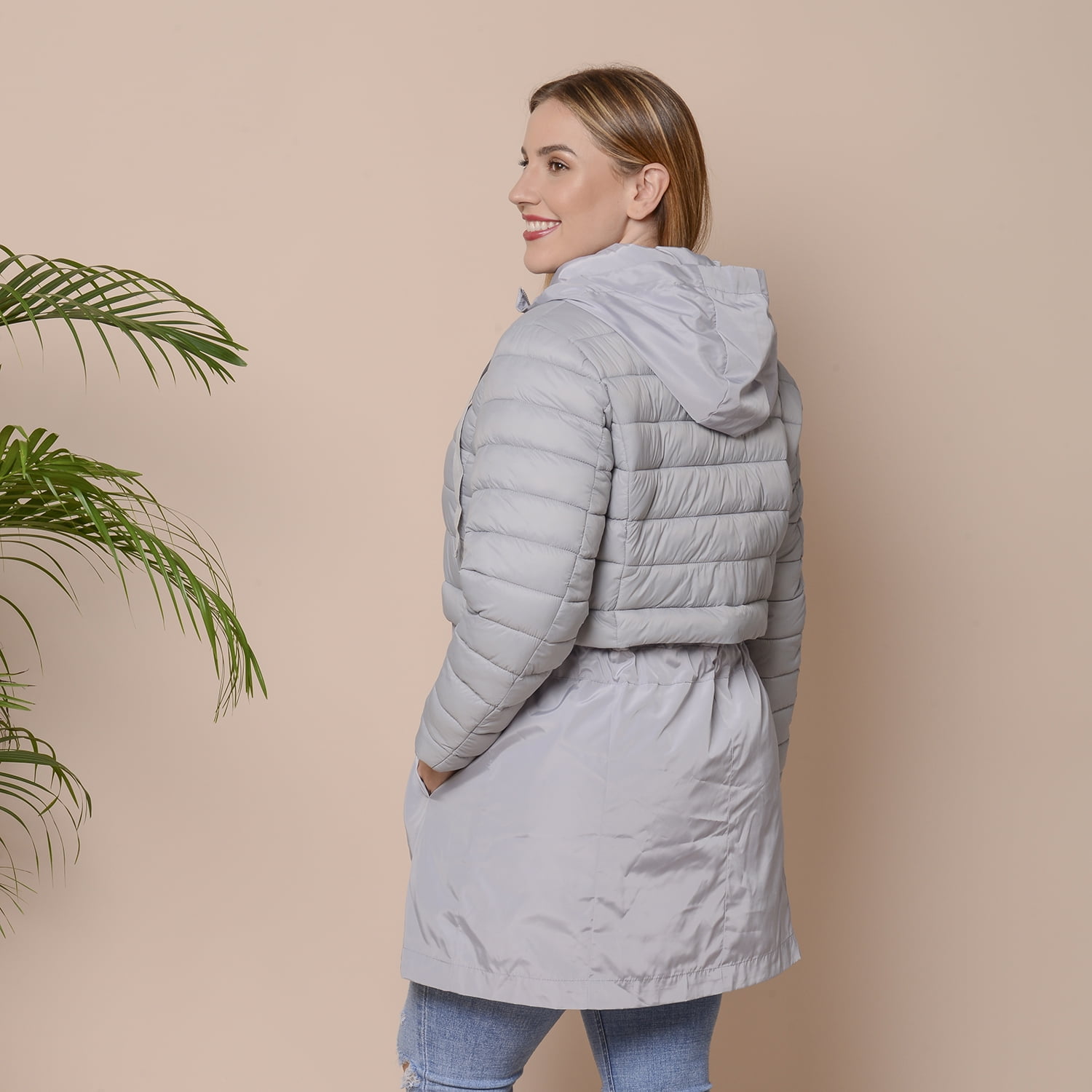 light grey winter coat womens