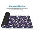 thumbnail image 3 of Rocae Colorful Jellyfish for Gaming Mouse Pad, Mouse Pad Large, Office Computer Keyboard Mousepad, Keyboard and Mouse Pad with Stitched Edges,31.5 x 11.8 in, 3 of 5