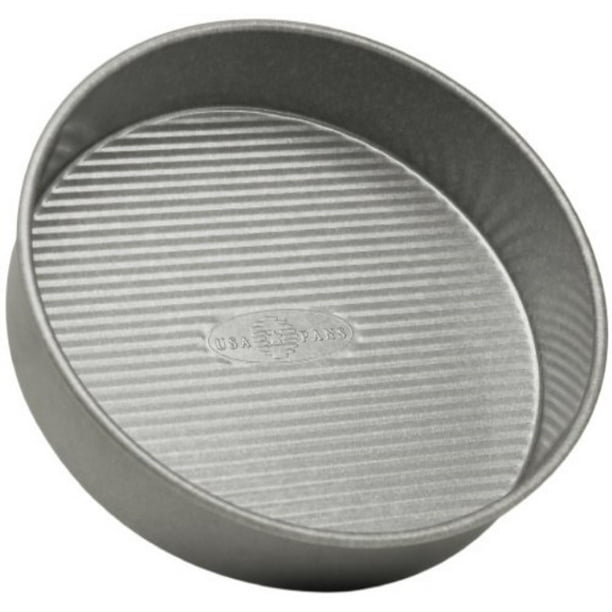 USA Pan Bakeware Round Cake Pan, 8 inch, Nonstick & Quick Release