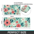 thumbnail image 7 of Pioneer Flower Floral Print Pattern Kitchen Rugs Sets Of 2,Anti Fatigue Kitchen Mat Rugs Non Slip Washable,Decorative Kitchen Floor Mats for Kitchen,Sink,Laundry,17"x30"+17"x47", 7 of 7