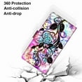 thumbnail image 3 of Dteck Flip Phone Case for Google Pixel 7 Pro 2022 Magnetic Shockproof Wallet Card Slot Holder Kickstand Slim Cover, Flower, 3 of 5