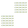 thumbnail image 4 of Guardoinrt 100pack/lot Artificial Flowers Heads For DIY Crafts And Events Style Easy white 2Set, 4 of 6