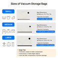 thumbnail image 2 of Inspink 15-Pack Cordless Vacuum Compression Bags Set with 25W USB Rechargeable Handheld Pump for Clothes Storage Space Saver Bags Ideal for Carry-On Suitcases Organiser, travel Essential, 2 of 7