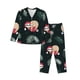 thumbnail image 1 of Balery Baby Sloths Sleeping Conjunto de Pijama con Estampado para Mujer, Conjunto de Dos Piezas con Manga Larga, Ropa de Dormir Suave con Bolsillos, Pijamas Cómodos-XX-Large, 1 of 7