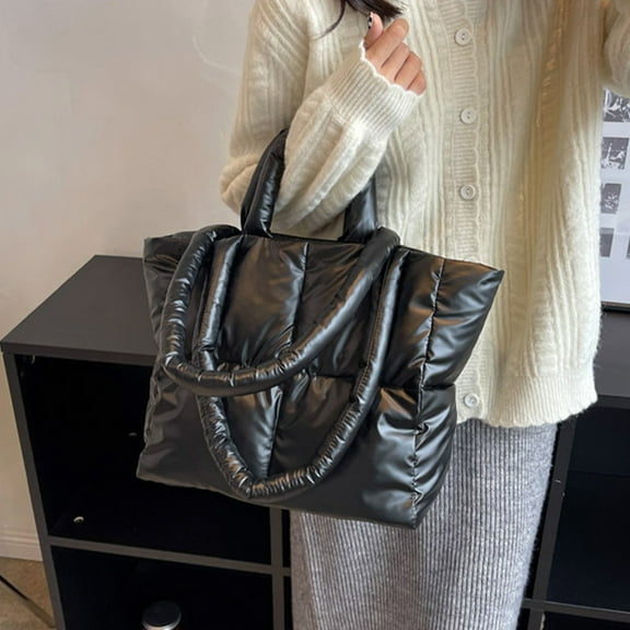 SOPOTUTU Everyday Bag Women's Handbags Black Waterproof 1Set Rectangular Casual Storage