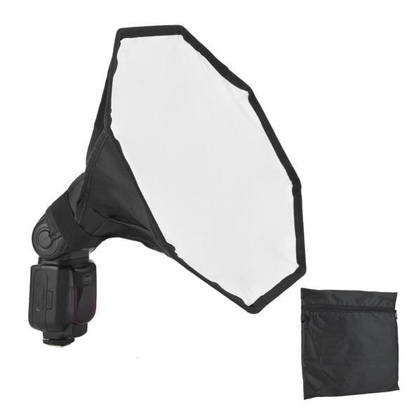 Diffuseur Universel Mini Portable de 30 cm pour Boîte Souple pour Flash Speedlite Speedlight