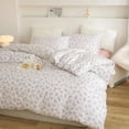 thumbnail image 2 of Floral Funda Nórdica Twin Suave Algodón Jardín Flor Juego de cama con 2, 2 of 9