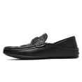 thumbnail image 4 of Men's Casual Loafers Slip On Leather Shoes Comfortable Lightweight Driving Shoes Male Moccasins Classic Penny Loafer Flats Boat Shoes Outdoor Walking Shoes, 4 of 15
