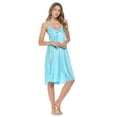 thumbnail image 3 of Casual Nights Women's Satin Lace Camisole Nightgown, 3 of 5