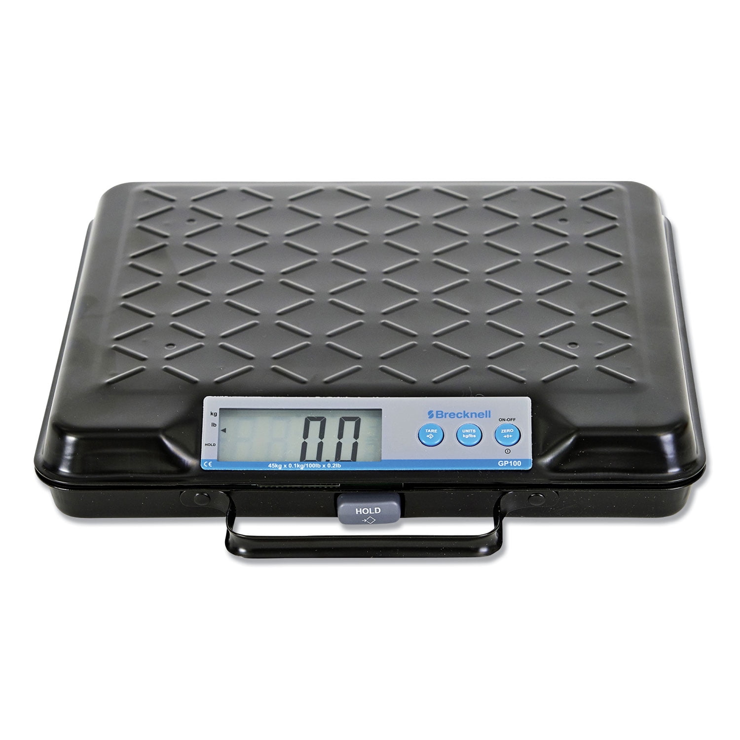Salter Brecknell Portable Electronic Utility Bench Scale, 100lb Capacity, 12 X 10 Platform