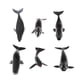 thumbnail image 2 of Estatuilla de Ballena CUTICAT 6x Juguetes de Animales Marinos, 2 of 5