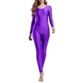 thumbnail image 4 of Bigetiay Women's Long Sleeve Round Neck Leotard for Yoga Dance Gymnastics, Size S, 4 of 4