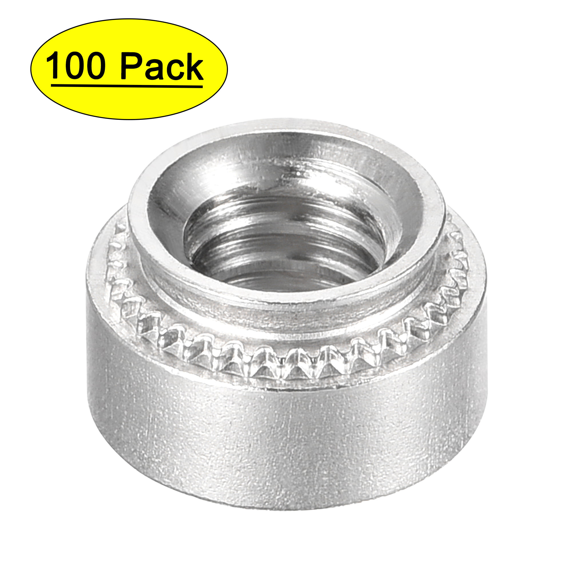 Self-Clinching Nuts M3 Type 2 Zinc Plated Carbon SteelÂ  Pack of 10