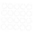 thumbnail image 3 of CHICHUMID 20Pcs Light Fitting Adapter E27 to E14 Converter for Lamp Shade and Socket, 3 of 6