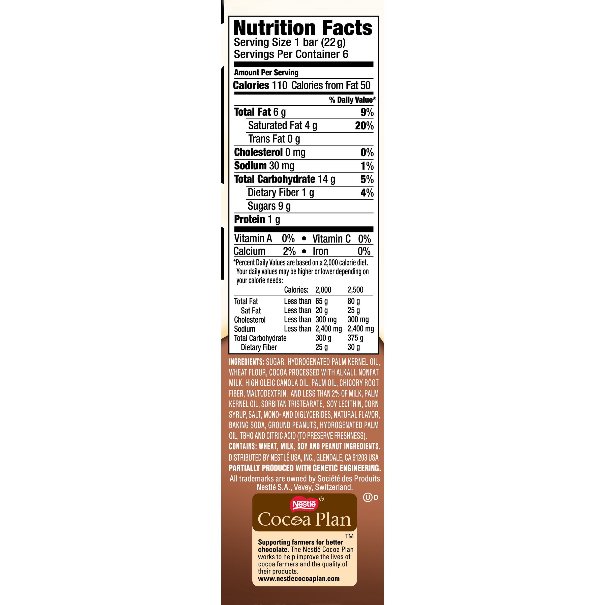 Nestle Skinny Cow Heavenly Crisp Milk Chocolate Flavor Candy Bars, 0.77 Oz., 6 Count