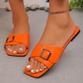 thumbnail image 5 of Viluyesy Slippers for Women Non-Slip Comfortable Open Toe Womens Graceful Footwear Orange Size 39, 5 of 10