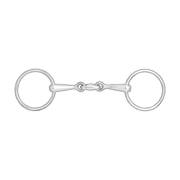 Horze Lozenge Link Loose Ring Snaffle Bit - 13mm Width