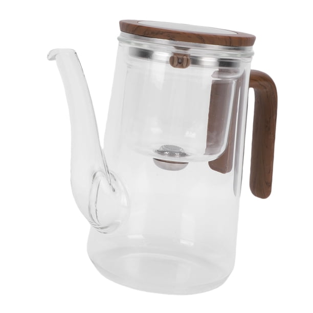 Tetera Con Infusor, Colador Y Tapa, 800ml, Vidrio Transparente, Separación Magnética De Agua, Tetera Para Té De Hojas Sueltas, Oficina En Casa
