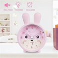 thumbnail image 2 of Children'S Alarm Clock for Girls Without Ticking,Rabbit Children'S Alarm Clock Silent Alarm Clock wi, 2 of 5