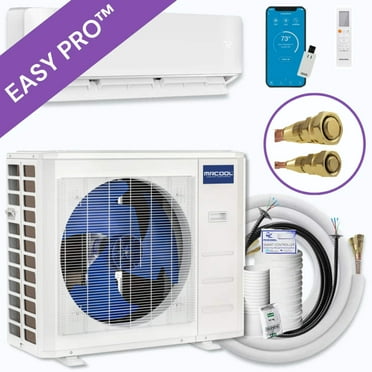 MRCOOL DIY 5th Gen EasyPro 12,000 BTU Single Zone Mini Split Complete System 115V with 16 ft. DIY Quick Connect Line Set and DIYPRO Cable, EZPRO-12-HP-11516D-O