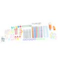 thumbnail image 1 of 100 Pcs Crochet Hooks Set DIY 22 Crochet Set with Small Accessories for Knitting Enthusiasts BeginnersOrange, 1 of 3