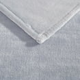 thumbnail image 5 of Eddie Bauer Ultra Lux Plush Solid Grey Ultra Soft Plush Fleece Throw Blanket, 60" X 50", 5 of 5