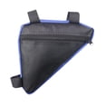 thumbnail image 1 of Bolsa de almacenamiento para cuadro de bicicleta, bolsa triangular para bicicletas, bolsillo lateral impermeable, para tubo delantero de bicicleta de Negro Azul, 1 of 8