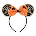 thumbnail image 1 of Diadema con orejas de ratón para mujer y niña, accesorios para el cabello con lazo de lentejuelas, diadema de Halloween con purpurina, 1 of 5