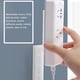 thumbnail image 4 of Kearding Fijador de tira de alimentación autoadhesivo, soporte de tablero de enchufe montado en la pared sin perforaciones, fijador de enchufe, Decoración del hogar No.01 Kearding HA001000-01B, 4 of 8