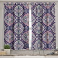 thumbnail image 2 of Ambesonne Ethnic Valance & Curtain, Boho Colorful Spring Garden, 55"x36", Multicolor, 2 of 6