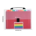 Brondbend Extended Folder with 13 Pockets Accordion File Storage Box