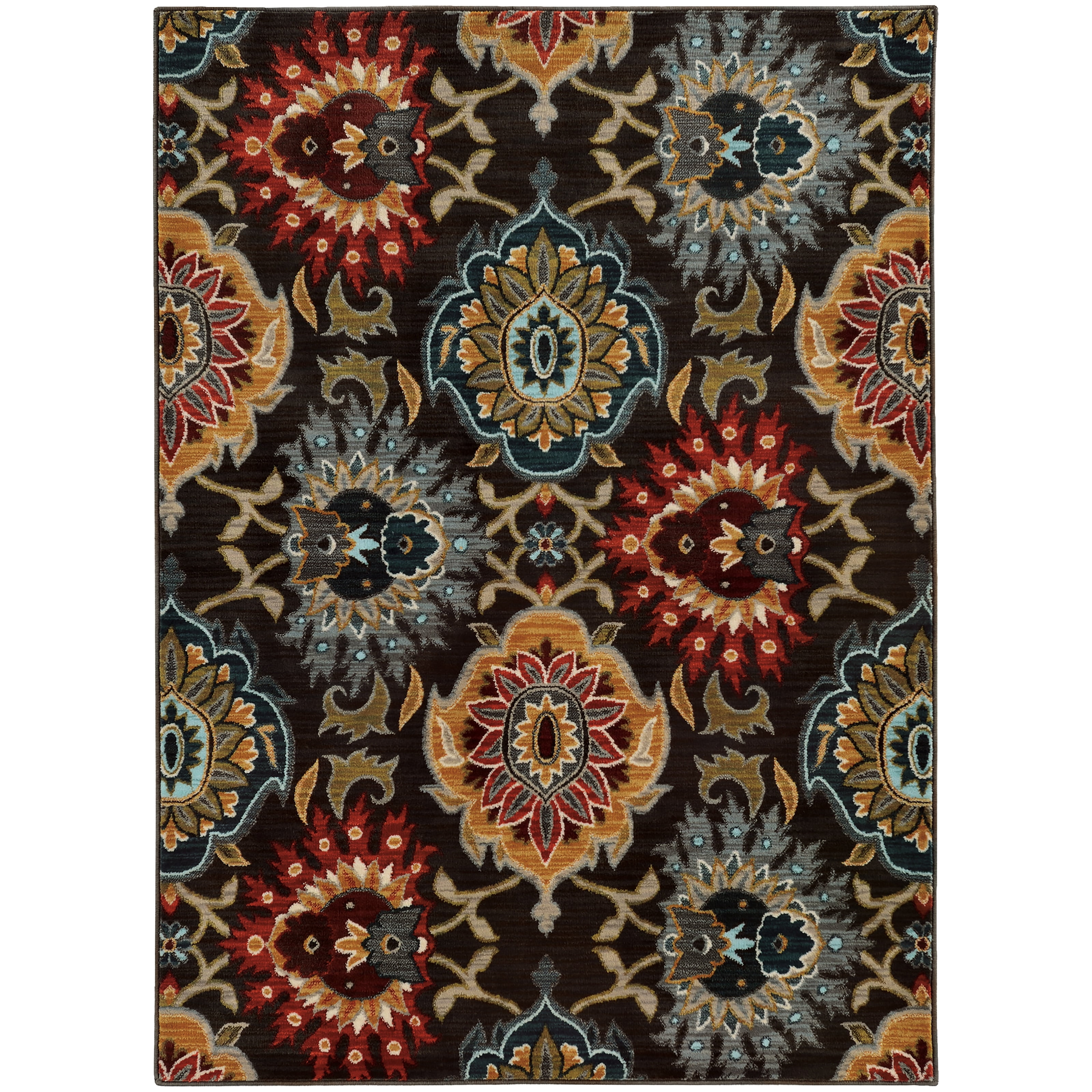 Style Haven Sierra Bold Floral Area Rug 6'7" x 9'6"