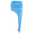 thumbnail image 4 of Short Skirts for Women Boho Ruffle Tiered Skorts Tennis Skorts Casual Skirt Summer Outdoor Tops Sky Blue XXL, 4 of 4