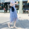thumbnail image 3 of Douhoow Women Tulle Skirts High Waist Mesh Tiered Layered Skirt Fairy Ballet Skirt, 3 of 8