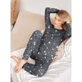 thumbnail image 2 of KISSGAL Jogger Pajama Set Long Sleeve Sleepwear Soft Pj Set Comfy Lounge Set Nightwear with Pockets, 2 of 6