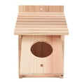 thumbnail image 4 of Casa Para Pájaros De Madera, Atractivo Refugio De Madera Para Pájaros Al Aire Libre, Pensativo Con Tornillos Para Jardín, 4 of 7
