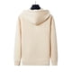 thumbnail image 3 of MHFRRA Chaqueta con Capucha de Peso Pesado, Cremallera Completa, Sudadera de Invierno Cálida para Exteriores, Ropa Informal, Suéter Suave y Cómodo Beige, 3 of 5