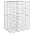 thumbnail image 4 of vidaXL Gabion Basket with Cover 39.4"x19.7"x39.4" Galvanized Iron, 4 of 5