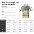 thumbnail image 6 of Lsque Retro Wooden pattern Hawaiian Shirt for Men, Unisex Summer Beach Casual Short Sleeve Button Down Shirts-XX-Large, 6 of 9