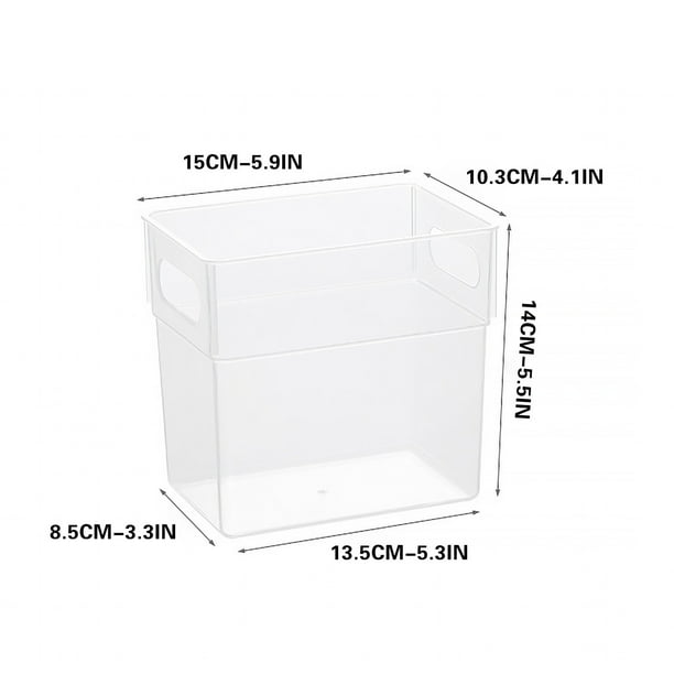 Cajón de escritorio, rotulador, caja de almacenamiento de papelería, bolígrafo de plástico transparente, caja de almacenamiento miscelánea, loncheras