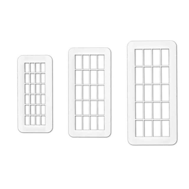 Cortadores de fondant para galletas, moldes para pasteles, cortadores de galletas geométricos para decoración de magdalenas y pasteles de cumpleaños