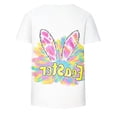 thumbnail image 5 of Craaazy Women's Spring Casual Easter Print Crew Neck Short Sleeve T-Shirt for Vacation and Everyday Outfits Gifts, 5 of 5