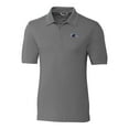 thumbnail image 2 of Men's Cutter & Buck  Gray UTSA Roadrunners Big & Tall Advantage Tri-Blend Pique DryTec Polo, 2 of 3